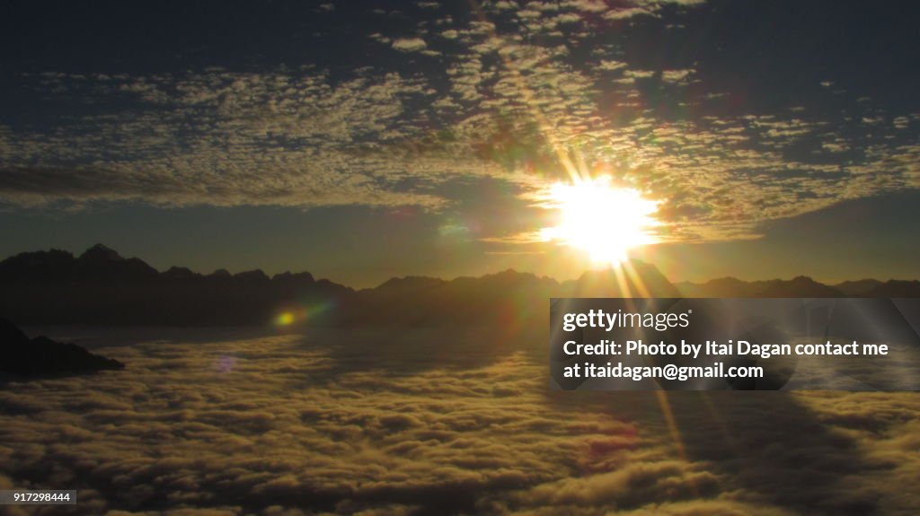 Clouds Above the Mountains