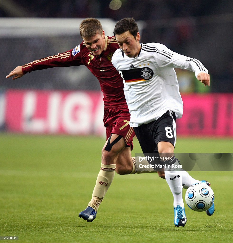 Russia v Germany - FIFA2010 World Cup Qualifier