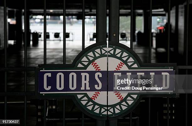The gates to the stadium will remained locked as Game 3 of the National League Division series between the Philadelphia Phillies and the Colorado...