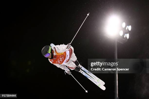 Marc-Antoine Gagnon of Canada competes in the Freestyle Skiing Men's Moguls Final on day three of the PyeongChang 2018 Winter Olympic Games at...