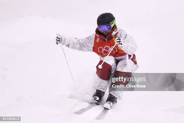 Marc-Antoine Gagnon of Canada competes in the Freestyle Skiing Men's Moguls Final on day three of the PyeongChang 2018 Winter Olympic Games at...