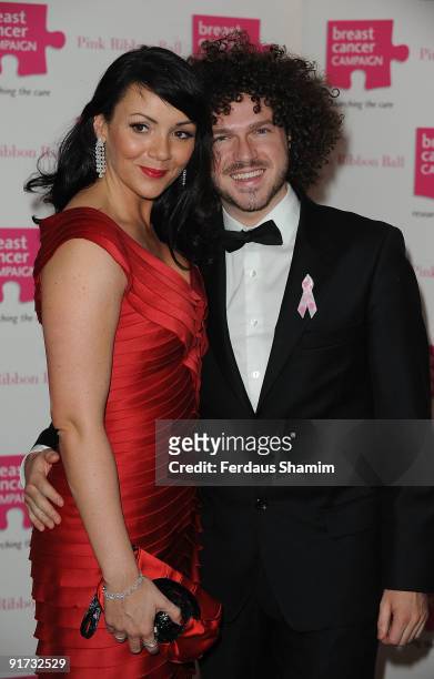 Martine McCutcheon attends The Pink Ribbon Ball at Dorchester Hotel on October 10, 2009 in London, England.