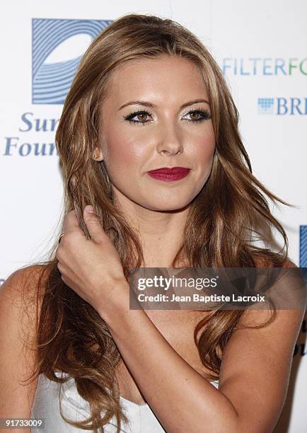 Audrina Patridge arrives at The Surfrider Foundation's 25th Anniversary Gala at the California Science Center's Wallis Annenberg Building on October...