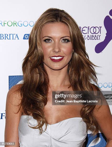 Audrina Patridge arrives at The Surfrider Foundation's 25th Anniversary Gala at the California Science Center's Wallis Annenberg Building on October...