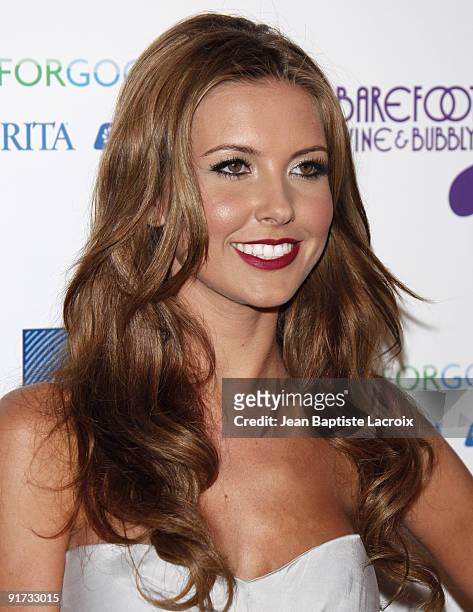 Audrina Patridge arrives at The Surfrider Foundation's 25th Anniversary Gala at the California Science Center's Wallis Annenberg Building on October...