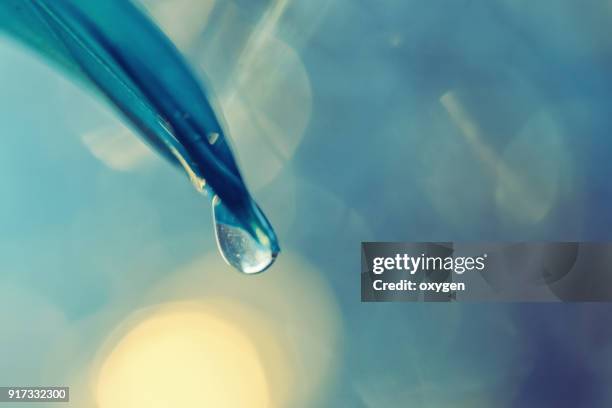 abstract aqua feather with dew drops - raindrop bildbanksfoton och bilder