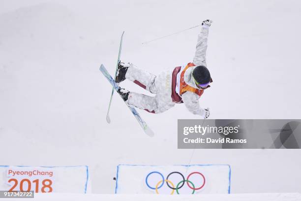 Marc-Antoine Gagnon of Canada competes in the Freestyle Skiing Men's Moguls Final on day three of the PyeongChang 2018 Winter Olympic Games at...