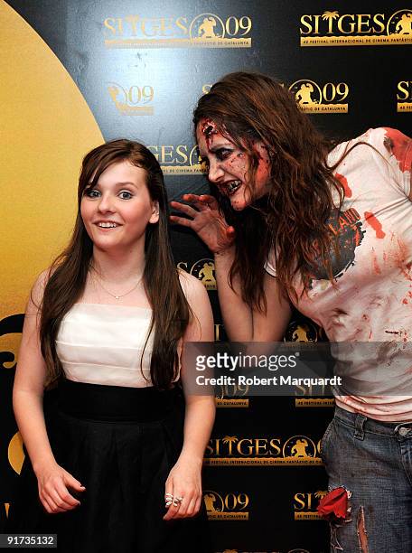 Abigail Breslin attends the European Premiere for 'Zombieland' at the 42nd Sitges Film Festival on October 10, 2009 in Barcelona, Spain.