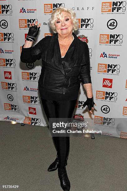 Actress Renee Taylor attends the premiere of "Life During Wartime" at Alice Tully Hall, Lincoln Center on October 10, 2009 in New York City.