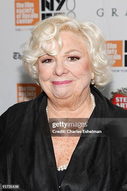 Actress Renee Taylor attends the premiere of "Life During Wartime" at Alice Tully Hall, Lincoln Center on October 10, 2009 in New York City.