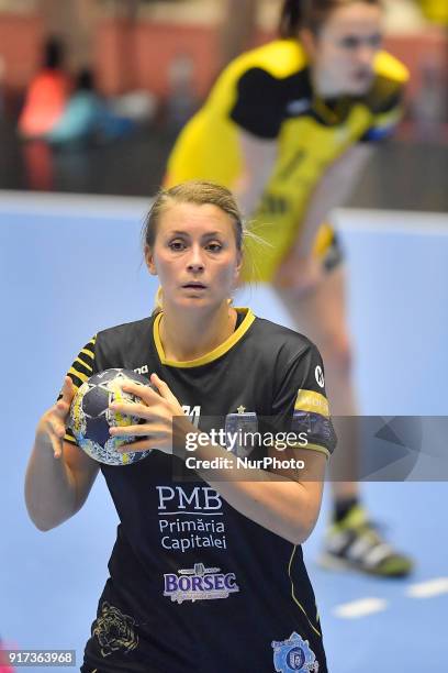 Bucharest's Isabelle Gullden during EHF Women's Champions League, Main Round, between CSM Bucuresti and Rostov Don at Polivalenta Ioan Kunst...