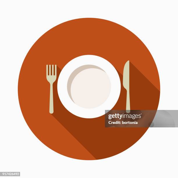 place setting flat design thanksgiving icon - christmas table setting stock illustrations