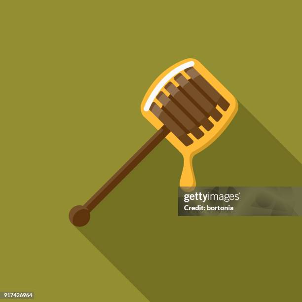 honey flat design thanksgiving icon - drop shadows stock illustrations