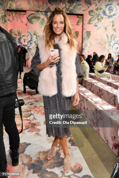 Kelly Killoren Bensimon attends the Zimmermann fashion show during New York Fashion Week: The Shows at Gallery I at Spring Studios on February 12,...