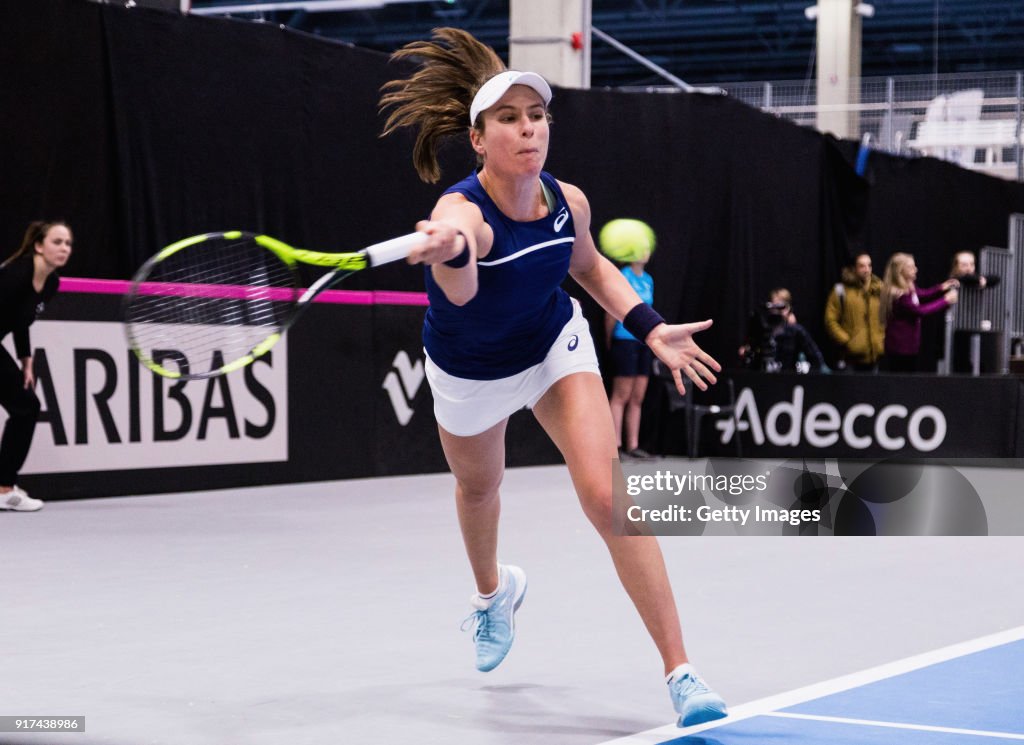 Great Britain v Hungary - Fed Cup by BNP Paribas