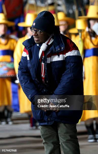 Al Roker on the set of the Today Show during the 2018 Winter Olympic Games at Gangneung Olympic Park on February 12, 2018 in Gangneung, Pyeongchang,...
