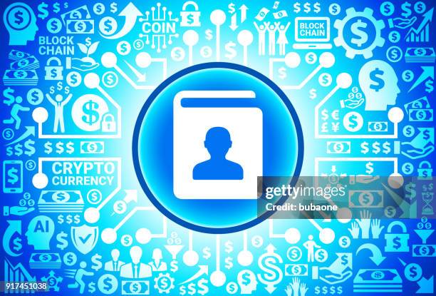 contact book  icon on money and cryptocurrency background - selling books stock illustrations