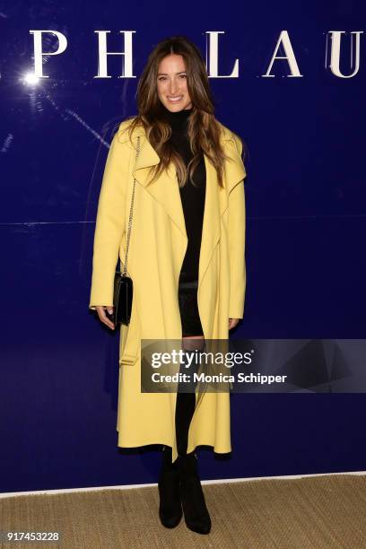 Jessica Springsteen attends the Ralph Lauren fashion show during New York Fashion Week: The Shows on February 12, 2018 in New York City.