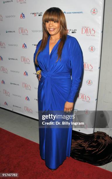 Recording artist Faith Evans arrives at the 19th Annual 'Divas Simply Singing!' AIDS Benefit Concert at the Saban Theatre on October 10, 2009 in...