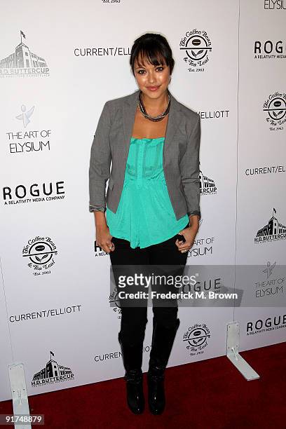 Actress Marisa Ramirez attends The Art of Elysium Genesis celebration at HD Buttercup on October 10, 2009 in Los Angeles, California.
