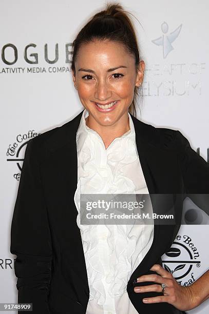 Actress Bree Turner attends The Art of Elysium Genesis celebration at HD Buttercup on October 10, 2009 in Los Angeles, California.