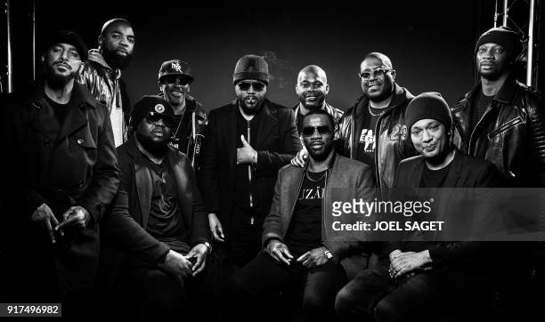 Rappers and members of hip-hop collective Secteur A Stomy Bugsy, Ben-J , MC Janik, Lino , Pit Baccardi, Jacky , Singuila, Calbo , Passi, Doc Gyneco...