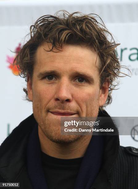 James Cracknell takes part in the Royal Parks Foundation Half Marathon at Hyde Park on October 11, 2009 in London, England.