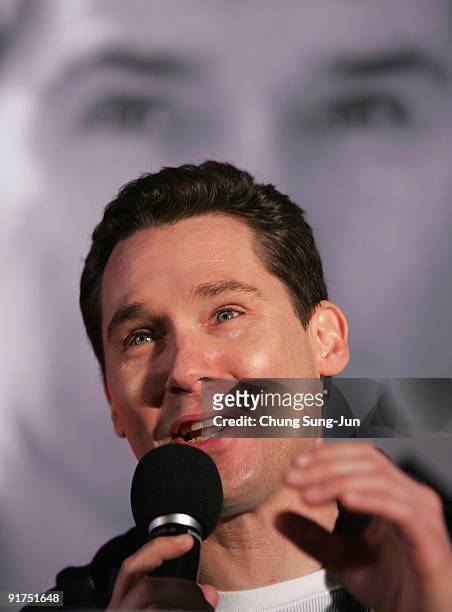 Director Bryan Singer attends the Open talk during the 14th Pusan International Film Festival at the Haeundae beach on October 11, 2009 in Busan,...