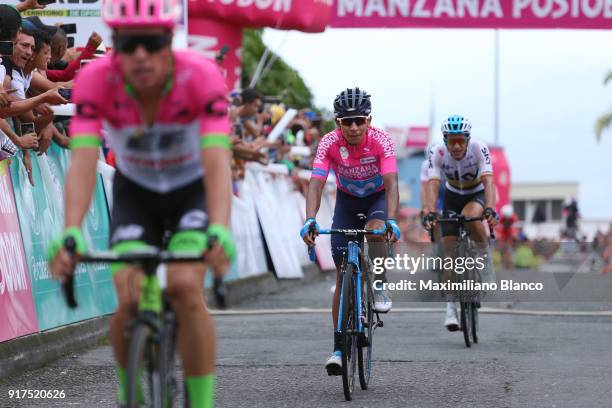 1st Colombia Oro y Paz 2018 / Stage 6 Arrival / Nairo Quintana Pink Leader Jersey / Armenia - Manizales-Torre de Chipre 2202m /