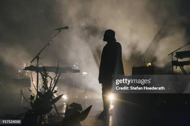 Singer-songwriter Ry Cuming aka RY X performs live on stage during a concert at Tempodrom on February 12, 2018 in Berlin, Germany.