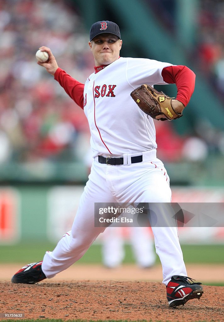 Los Angeles Angels of Anaheim v Boston Red Sox, Game 3