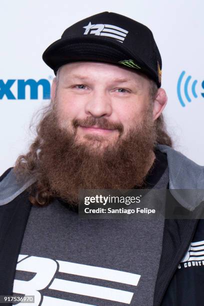 Roy Nelson visits SiriusXM Studios on February 12, 2018 in New York City.