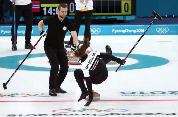 KOR: Curling - Winter Olympics Day 4