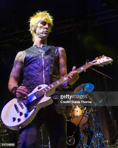 Duff McKagan and Isaac Carpenter of Loaded perform at the Assembly on October 11, 2009 in Leamington Spa, England.