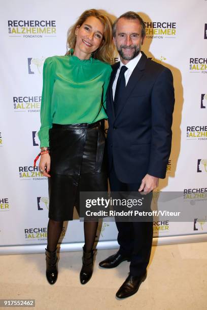 Jean-Claude Blanc and his wife attend the Charity Gala against Alzheimer's disease at Salle Pleyel on February 12, 2018 in Paris, France.