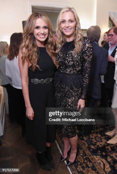 Musician Carly Pearce and host Jamie Tisch attend the Country Music Hall Of Fame And Museum Reception With Carly Pearce For All For The Hall New York...