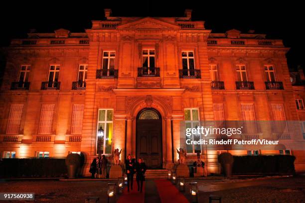 Illustration view during the Charity Gala against Alzheimer's disease - Cocktail at Hotel Salomon de Rothschild on February 12, 2018 in Paris, France.