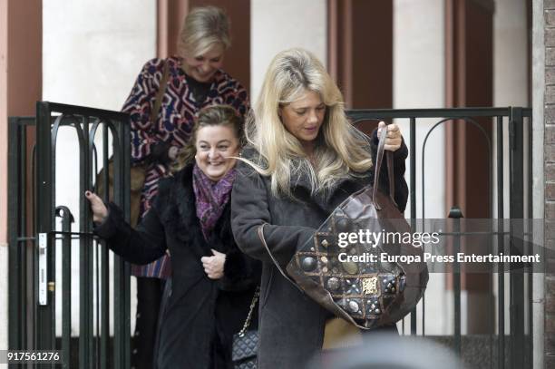 Isabel Sartorius celebrates her 53's birthday with friends on January 20, 2018 in Madrid, Spain.