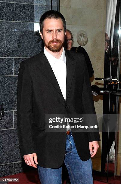 Sam Rockwell attends the premiere of 'The Road' at the 42nd Sitges Film Festivall on October 11, 2009 in Barcelona, Spain.