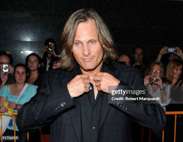 Viggo Mortensen attends the premiere of 'The Road' at the 42nd Sitges Film Festival on October 11, 2009 in Barcelona, Spain.