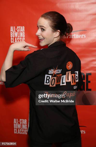 Rachel Brosnahan attends the Second Stage Theatre 2018 Bowling Classic at Lucky Strike on February 12, 2018 in New York City.