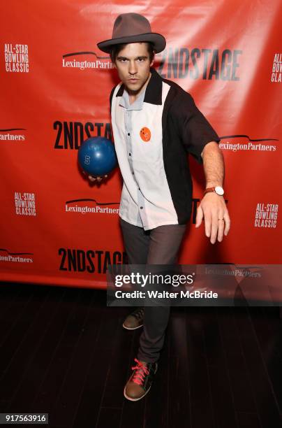 Jason Ralph attends the Second Stage Theatre 2018 Bowling Classic at Lucky Strike on February 12, 2018 in New York City.