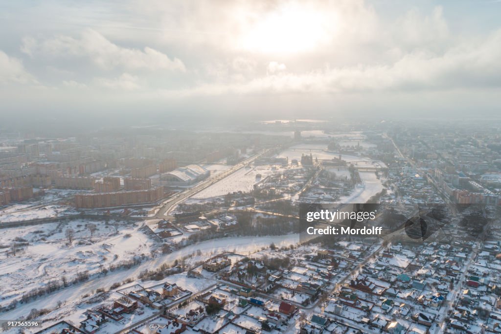 Bird's-eyes View on Town, Yoshkar-Ola, Russia