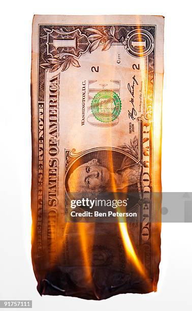 economy up in smoke - money to burn stock pictures, royalty-free photos & images