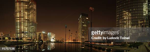 panorama of la défense - ludovic toinel stock pictures, royalty-free photos & images