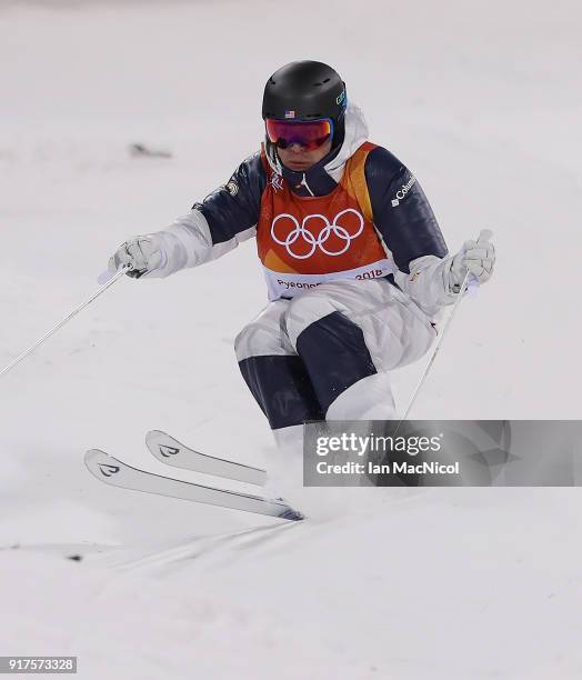 Brodie Summers of Australia competes in the Men's Moguls at Phoenix Snow Park on February 12, 2018 in Pyeongchang-gun, South Korea.