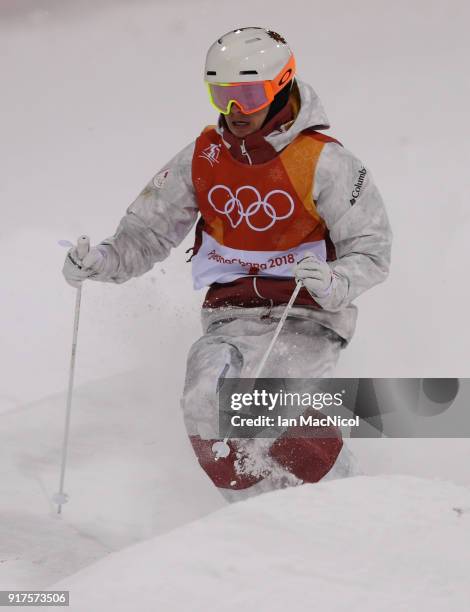 Marc-Antoine Gagnon competes in the Men's Moguls at Phoenix Snow Park on February 12, 2018 in Pyeongchang-gun, South Korea.