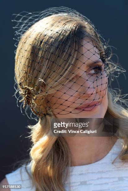 Kate Waterhouse poses during the VRC Melbourne Cup Sponsorship Announcement at Flemington Racecourse on February 13, 2018 in Melbourne, Australia....