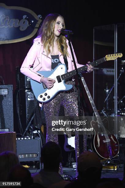 Recording artist Kalie Shorr performs during CMT Next Women of Country at B.B. King Blues Club & Grill on February 12, 2018 in New York City.