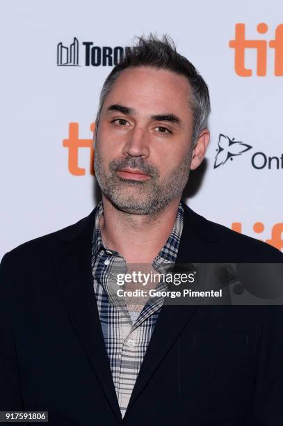 Director and writer Alex Garland attends the TIFF special screening of 'Annihilaton' held at TIFF Bell Lightbox on February 12, 2018 in Toronto,...